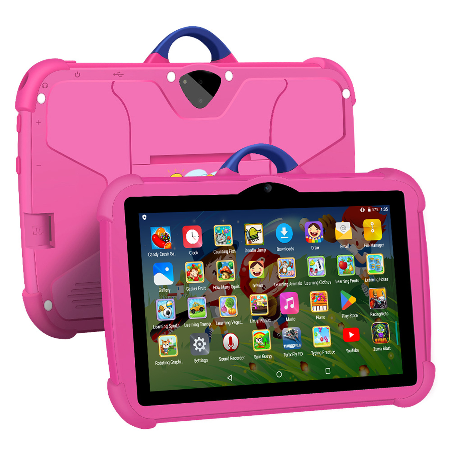 جديد الكرتون نمط الاطفال اللوح - مراجعة Kids Education Tablet وسعره
