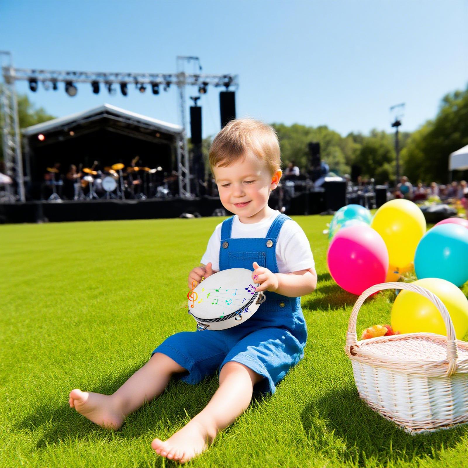 الدف للأطفال 6 بوصة باليد طبل  - مراجعة Kids Education Recreation وسعره